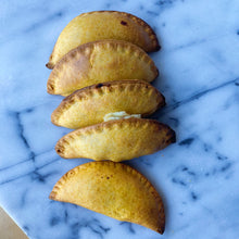 Load image into Gallery viewer, Thanksgiving Brussels sprouts bacon and cheese empanadillas X 4
